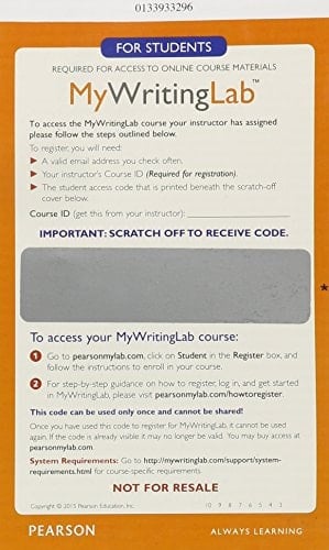Mywritinglab Generic Glue in Access Card