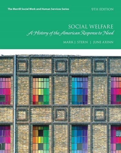 Social Welfare A History of the American Response to Need
