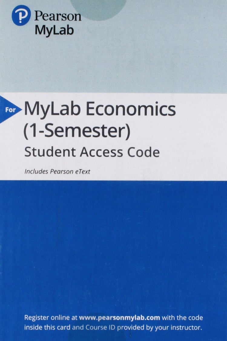 Macroeconomics Pearson Mylab Economics Access Code Includes Pearson Etext