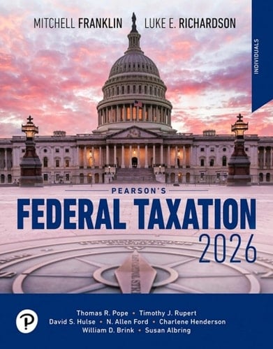 Pearson's Federal Taxation 2026 Individuals
