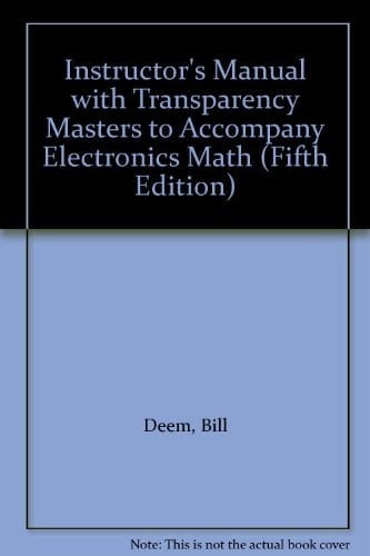Electronics Math I/M+tran Mst Sup