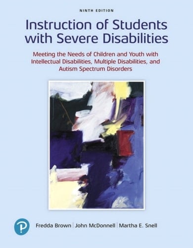 Instruction of Students with Severe Disabilities -- Pearson eText