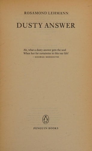 Dusty Answer (Modern Classics)