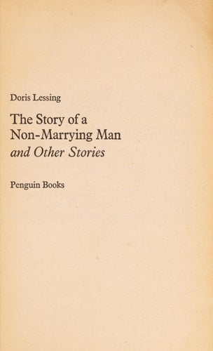 The Story Of A Non-Marrying Man and Other Stories