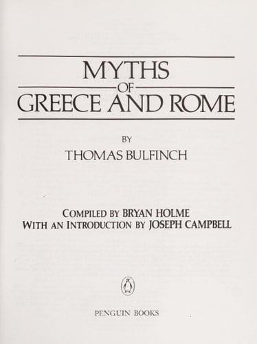Myths of Greece and Rome