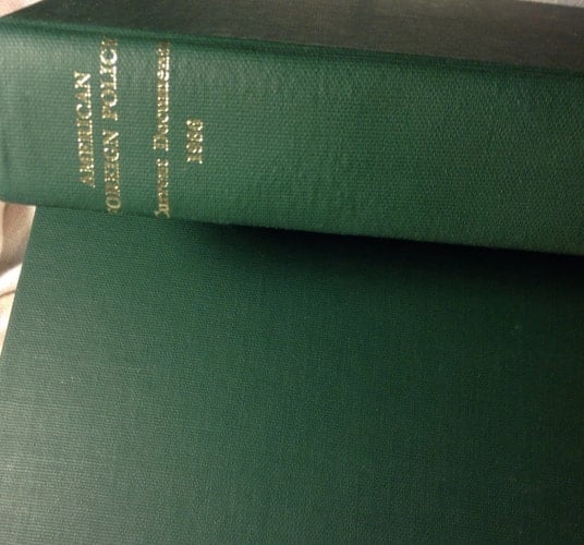 American Foreign Policy: Current Documents, 1986