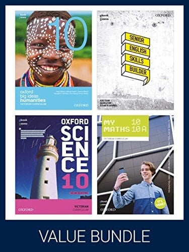 Oxford Value Bundle Plus Victorian Cirriculum, Year 10: This Value Pack Includes - Senior English Skills Builder, Mymaths 10, Oxford Science 10 and Big Ideas Humanities 10