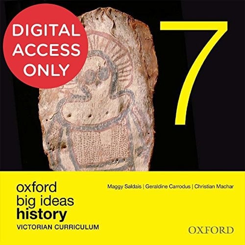 Oxford Big Ideas History 7 Victorian Curriculum Student Obook Assess (code Card)
