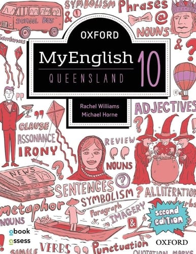 Oxford MyEnglish 10 QLD Student book + obook assess 2E
