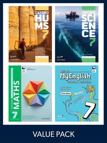 Oxford Value Pack Victorian Curriculum 7 2025 (print+1yr essential licence): Victorian Curriculum (Oxford Value Bundle VIC)