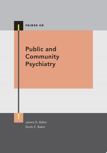 Public And Community Psychiatry