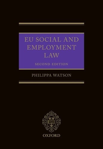 EU Social and Employment Law 2E