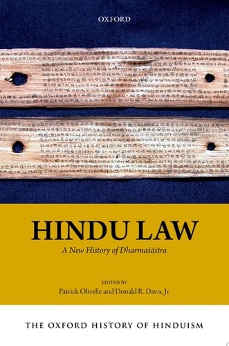 The Oxford History Of Hinduism: Hindu Law
