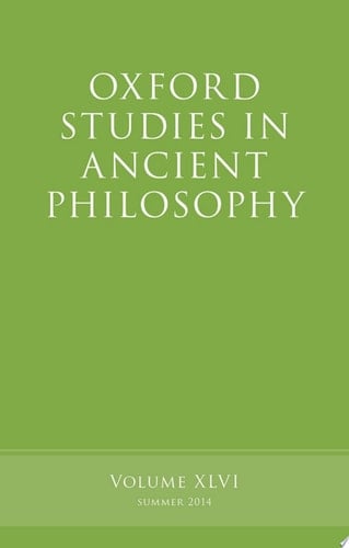 Oxford Studies in Ancient Philosophy, Volume 46
