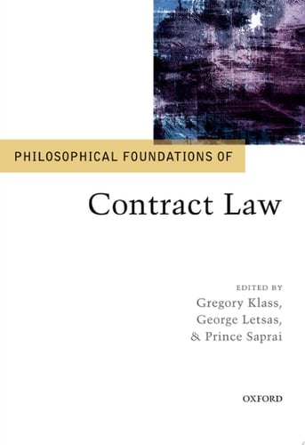 Philosophical Foundations Of Contract Law