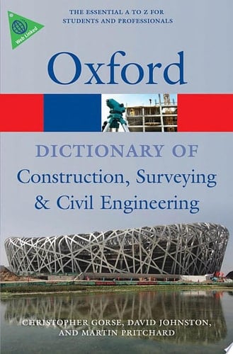 A Dictionary Of Construction, Surveying, And Civil Engineering