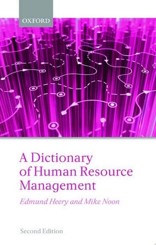 A Dictionary Of Human Resource Management