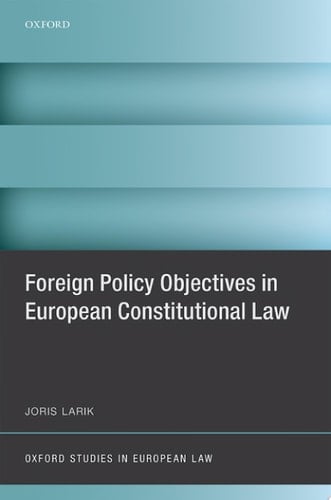 Foreign Policy Objectives In European Constitutional Law