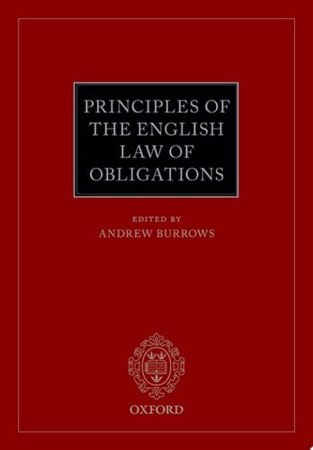 Principles Of The English Law Of Obligations