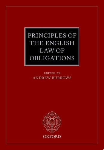 Principles of the English Law of Obligations