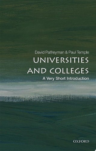 Universities and Colleges: A Very Short Introduction (Very Short Introductions)