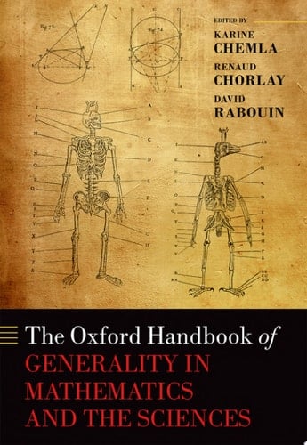The Oxford Handbook Of Generality In Mathematics And The Sciences
