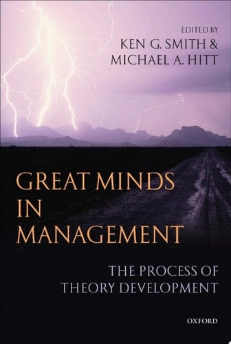 Great Minds in Management: The Process of Theory Development
