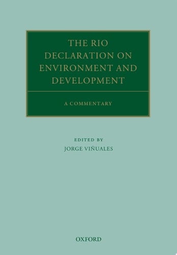 The Rio Declaration On Environment And Development