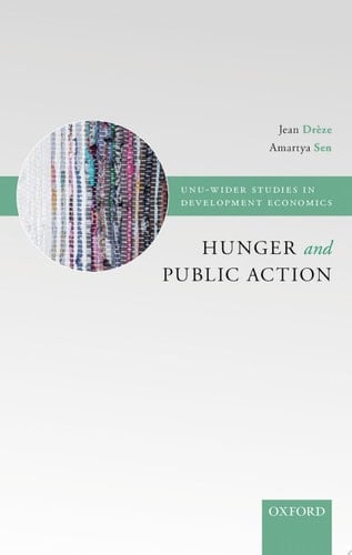 Hunger and Public Action (WIDER Studies in Development Economics)
