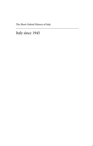 Italy Since 1945