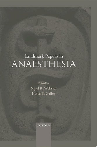 Landmark Papers in Anaesthesia
