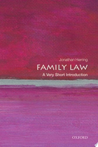 Family Law: A Very Short Introduction