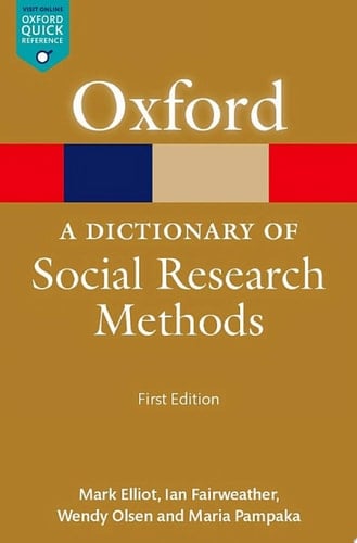 A Dictionary of Social Research Methods (Oxford Quick Reference Online)