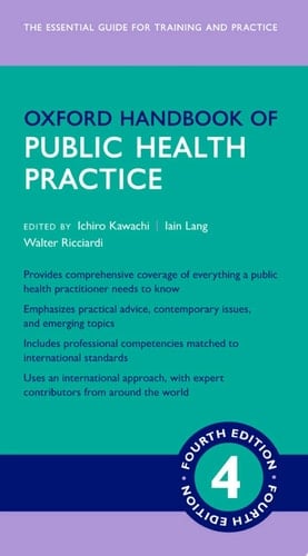 Oxford Handbook of Public Health Practice 4e (Oxford Medical Handbooks)