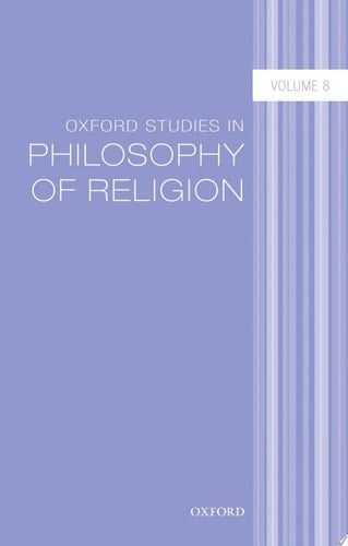 Oxford Studies In Philosophy Of Religion