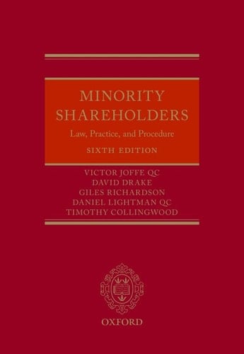 Minority Shareholders: Law, Practice, and Procedure