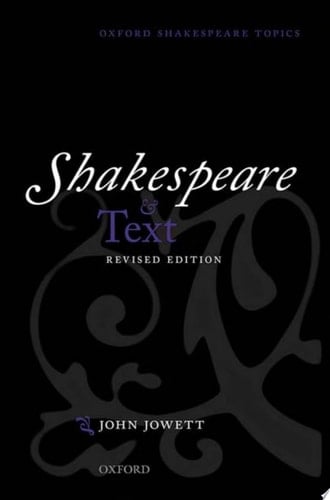 Shakespeare And Text