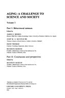 Aging: A Challenge to Science and Society Volume 3: Behavioral Sciences and Conclusions (Oxford Medical Publications)