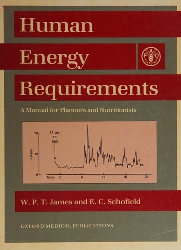 Human Energy Requirements: A Manual for Planners and Nutritionists (Oxford Medical Publications)