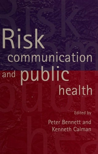 Risk Communication and Public Health (Oxford Medical Publications)