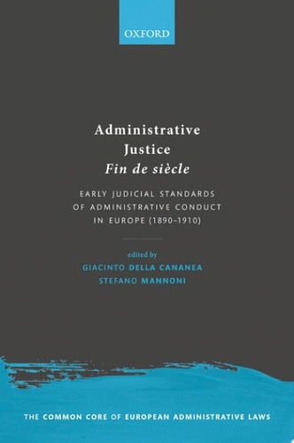 Administrative Justice Fin De Siècle
