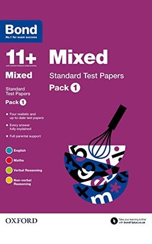 Bond 11+: Mixed: Standard Test Papers