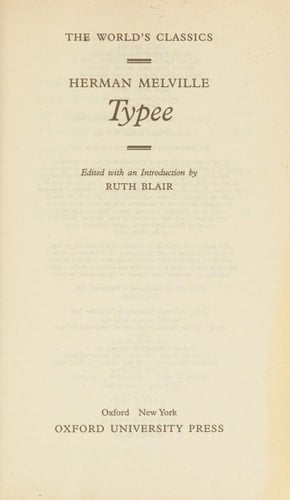 Typee (The World's Classics)