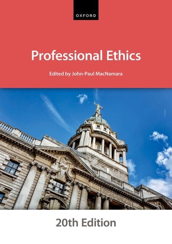 Professional Ethics (Bar Manuals)