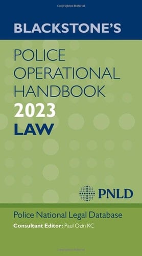 Blackstone's Police Operational Handbook 2023