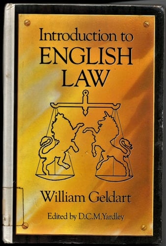 Introduction to English Law: Elements of English Law (O P U S)