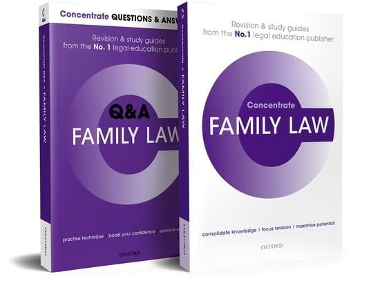 Family Law Revision Pack: Law Revision and Study Guide (Concentrate)
