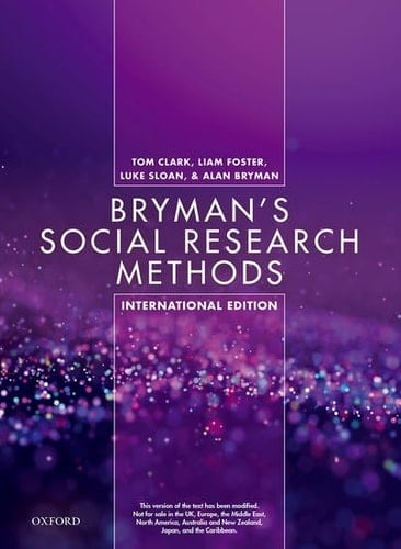 BRYMAN'S SOCIAL RESEARCH METHODS INTERNA