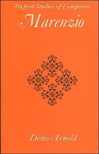 Marenzio (Oxford Study of Composers)
