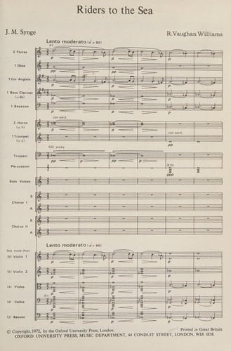 Riders to the Sea: Study score